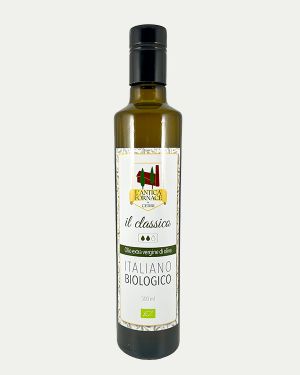 Organic Extra virgin classic olive oil 500 Ml glass
